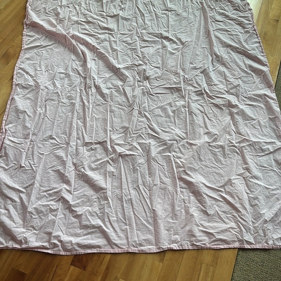 Pottery Barn Full Flat Sheet 100% cotton perfect condition cherry blossom pink - Picture 6 of 7